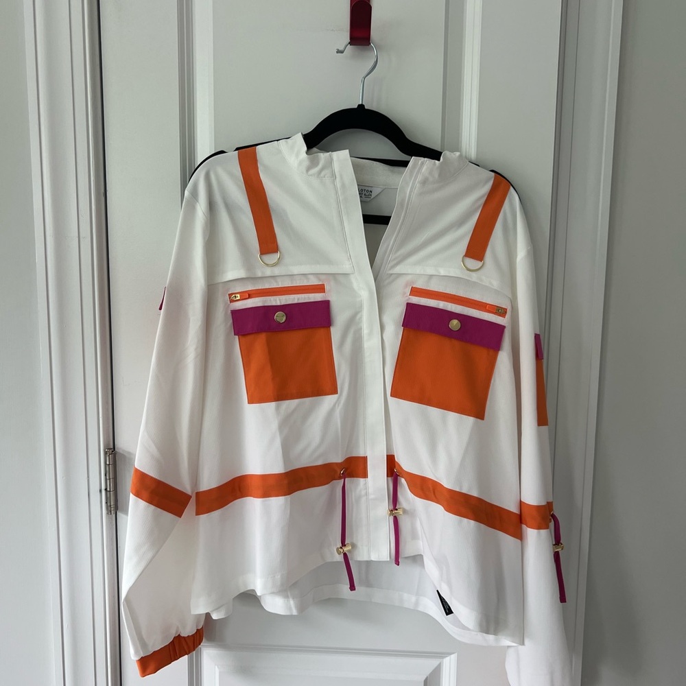 Brittany Allen x Peloton Colorful Zip-Up Jacket with Pockets